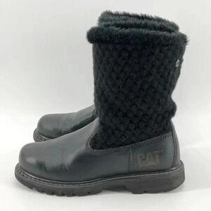 CAT LEATHER / TEXTIL  MATERIAL BOOTS